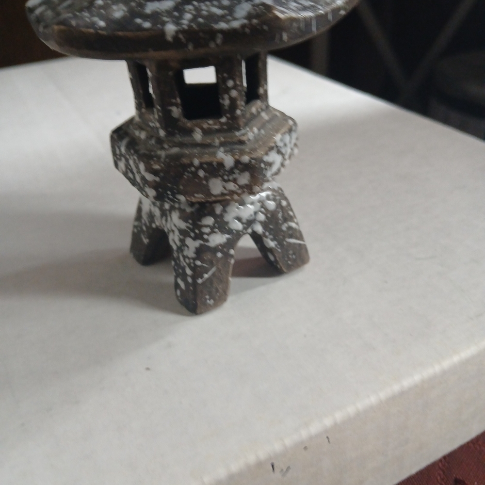 Vintage Japanese Pagota Ceramic Incense Burner